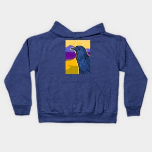 CANDID CRITTERS Crow Kids Hoodie